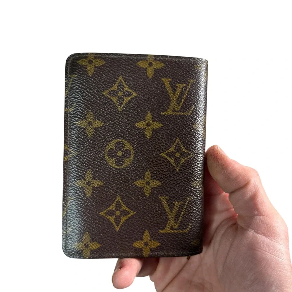Louis Vuitton Vintage Monogram Bifold Portovier or Porte-Billets Identity Wallet